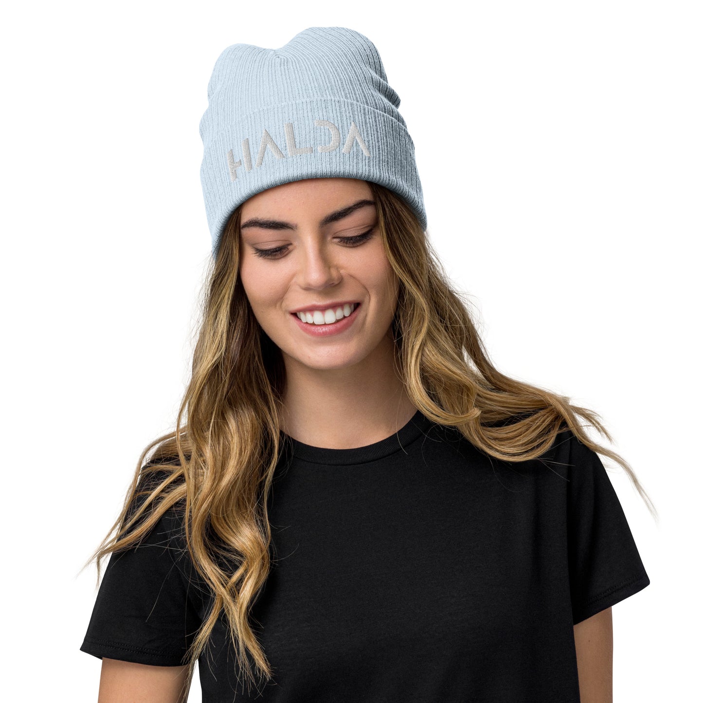 Ribbed knit beanie